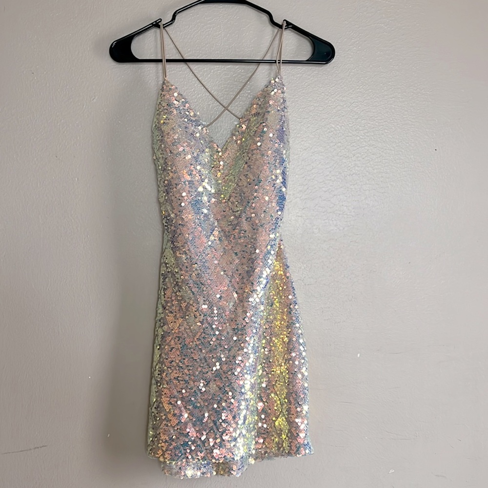 Raelyn Sequin Mini Party Dress